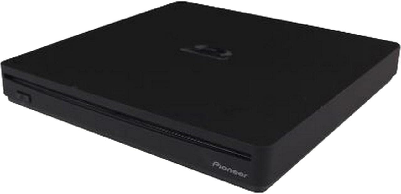 Pioneer Electronics BDR-XS07UHD 6x Slot Loading CD DVD BluRay Portable USB 3.1 BD/DVD/CD Burner Supports Blu-Ray, BDXL, and M-Disc Format, Black