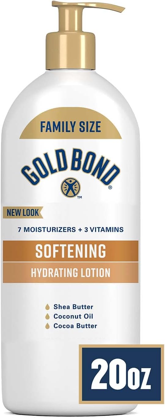 Gold Bond Softening Hydrating Lotion, 20 oz., With Shea Butter for Rough & Dry Skin