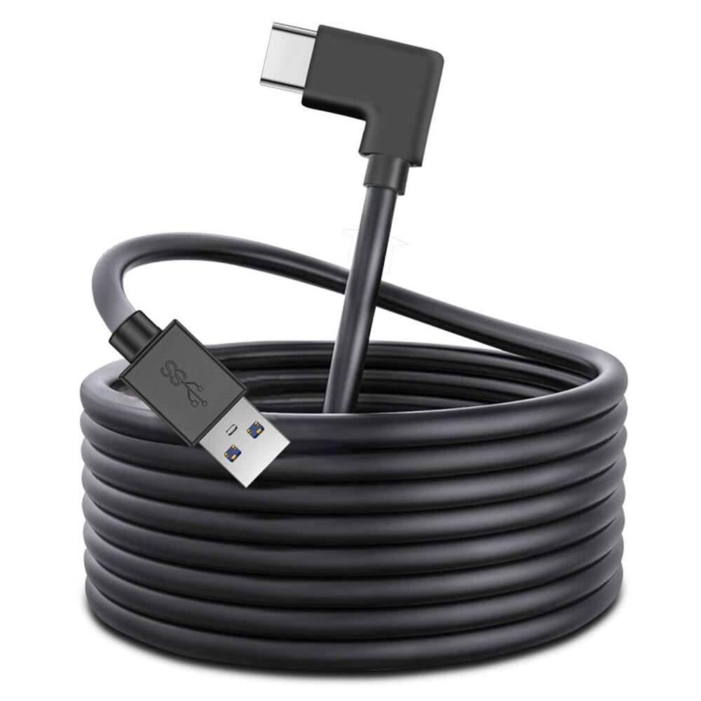 16FT VR Link Cable Compatible with Meta/Oculus Quest 3, Quest2/Pro/Pico4 Accessories, USB 3.0 to USB C Charger & Data Cable for VR Headset and Gaming PC