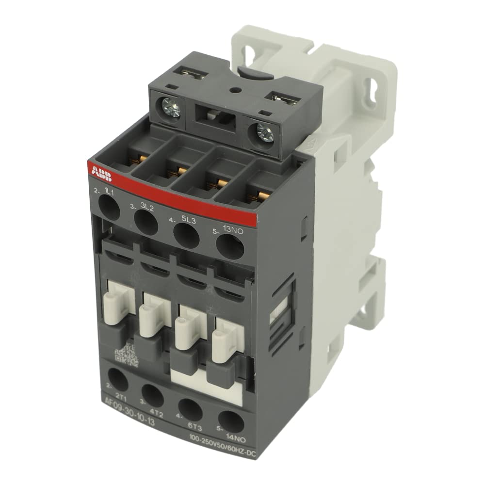 AF09-30-10-13 | 1SBL137001R1310 | AF09-30-10-13 100-250V | ABB CONTACTOR, 100-250V, 50/60HZ, 3 Poles, 1 Built-in Auxiliary Contact, Screw TERMINALS