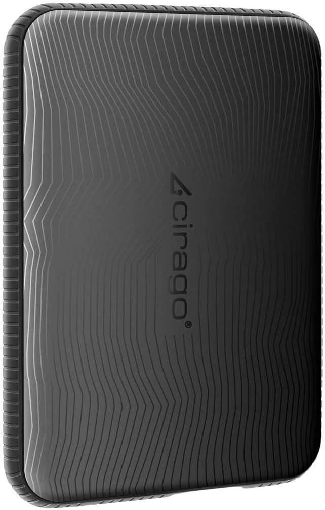 1TB Slim External Portable Hard Drive, Drop Shock HDD- USB 3.0 for PC, Mac, Desktop, Laptop, MacBook, Chromebook, Xbox One, Xbox 360, PS4 (Black)