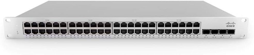 Cisco Meraki MS225-48FP Cloud-Managed Stackable Access Switches Designed for the Branch and Campus