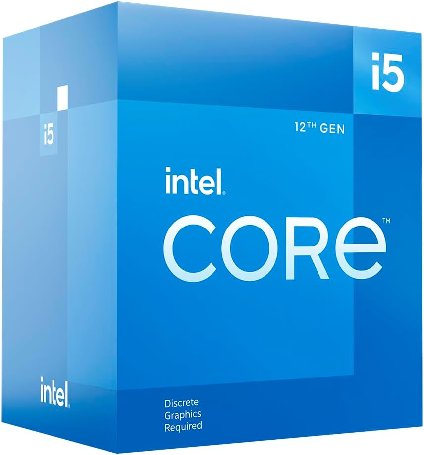 Intel Core i5-12400F Alder Lake CPU LGA 1700 2.5 GHz 6-Core 65W 18MB Cache Desktop Processor