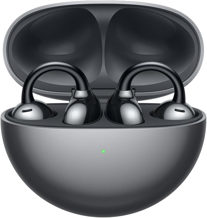 HUAWEI FreeClip Wireless Earbuds – Open Ear Bluetooth Earphones with Long Lasting Battery & AI Crystal Clear Sound – Lightweight in-Ear Headphones with IP54 Resistance to Dust Water