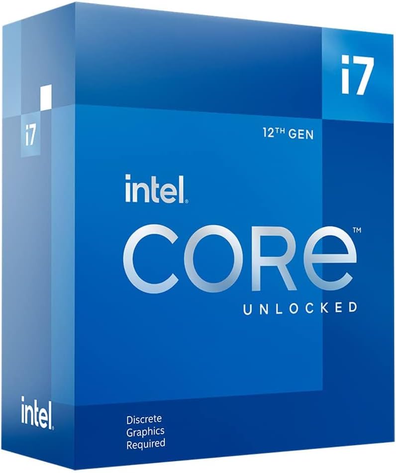 Intel Core i7-12700KF Gaming Desktop Processor 12 (8P+4E) Cores up to 5.0 GHz Unlocked LGA1700 600 Series Chipset 125W