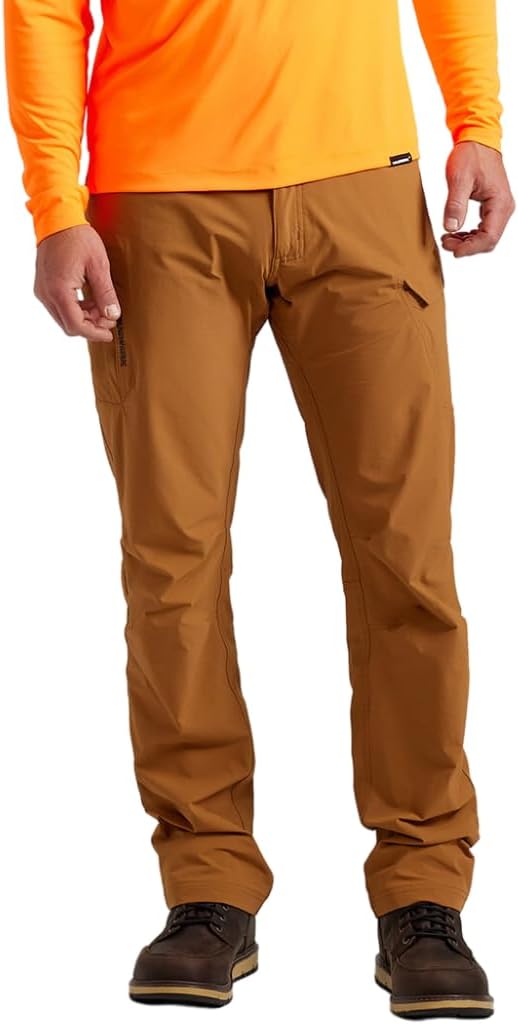 TRUEWERK Men’s Work Pants – T1 WerkPants Relaxed Fit, Lightweight, Moisture Wicking, Tactical Cargo Pants with 4-Way Stretch