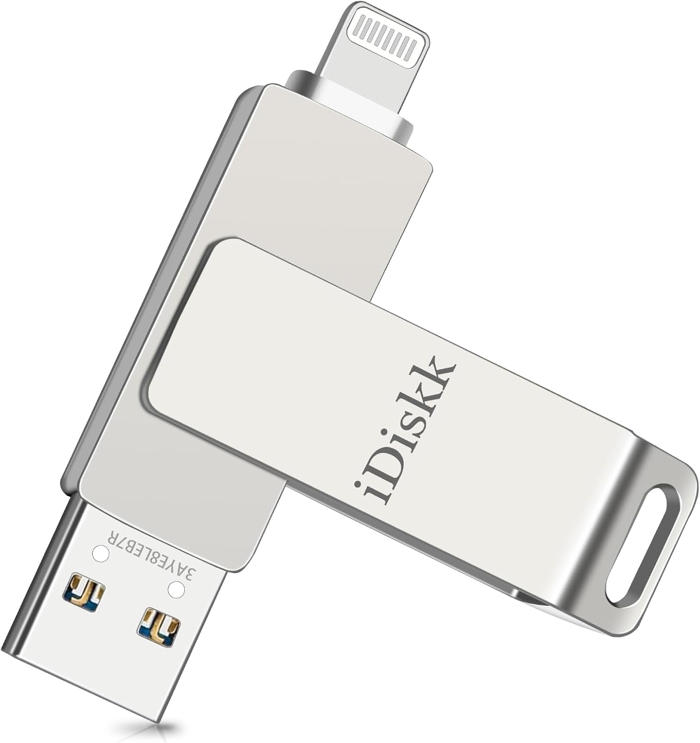 App*le Mfi Certified iDiskk 128GB Photo Stick for iPhone USB Storage Flash Drive iPhone Picture Photo Saver Flashdrive Mac,iPad,PC Thumb Drive for Photos and Videos Auto Backup Storage Booster