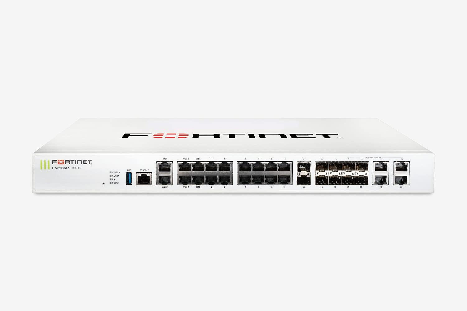 Fortinet FortiGate 101F | 20 Gbps Firewall Throughput | 1 Gbps Threat Protection