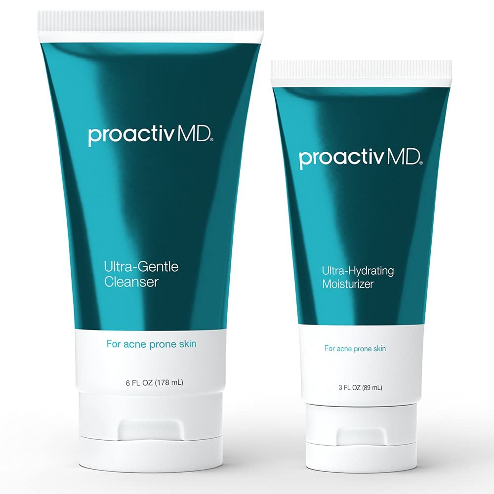 ProactivMD Ultra Gentle Face Cleanser – Daily Facial Wash for Sensitive Skin, Soothing Green Tea Cleanser for All Skin Types – 6 oz.