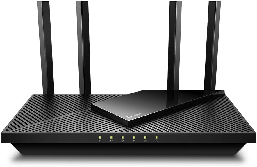 TP-Link AX1800 WiFi 6 Router V4 (Archer AX21) – Dual Band Wireless Internet Router, Gigabit Router, Easy Mesh, Works with Alexa – A Certified for Humans Device