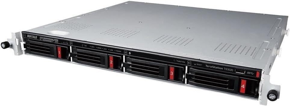 BUFFALO TeraStation 3420RN 4-Bay SMB 48TB (4x12TB) Rackmount NAS w/Hard Drives Included Network Attached Storage