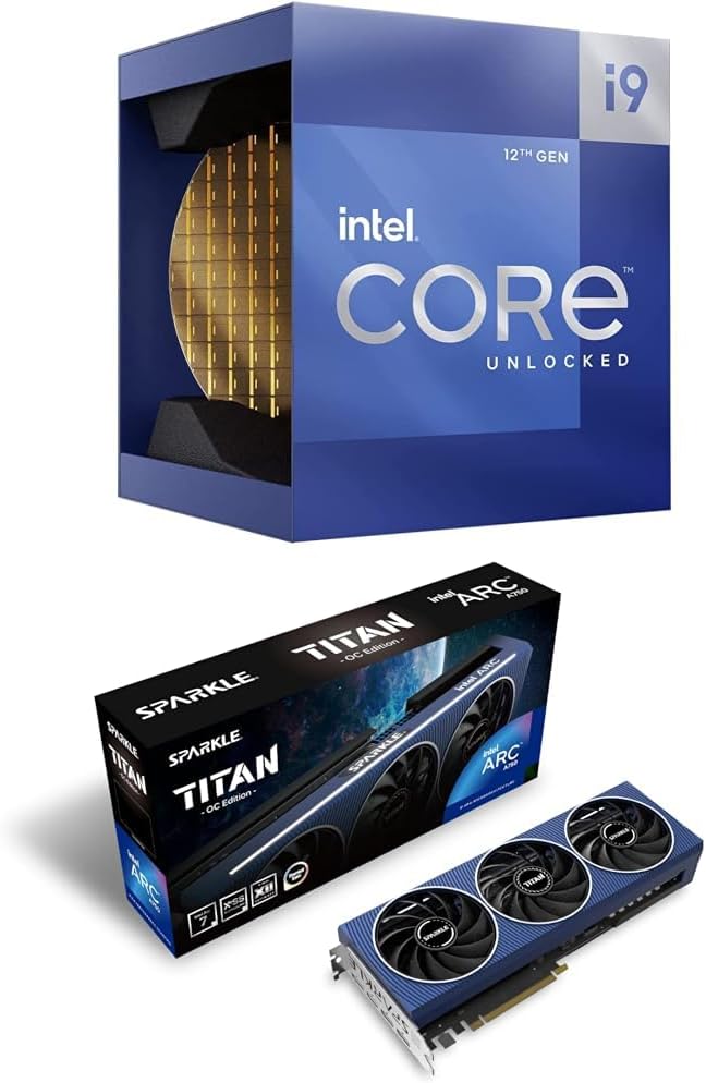 Intel Core i9-12900K Gaming Desktop Processor with Integrated Graphics and 16 (8P+8E) Cores up to 5.2 GHz Unlocked LGA1700 600 Series Chipset 125W + Arc Graphics Card