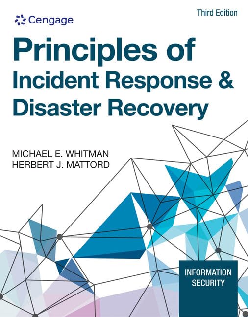 Principles of Incident Response & Disaster Recovery (MindTap Course List)