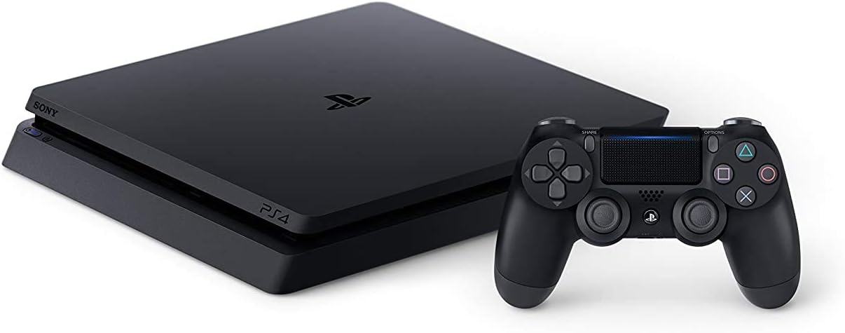 Playstation SONY 4, 500GB Slim System [CUH-2215AB01], Black, 3003347 (Renewed)