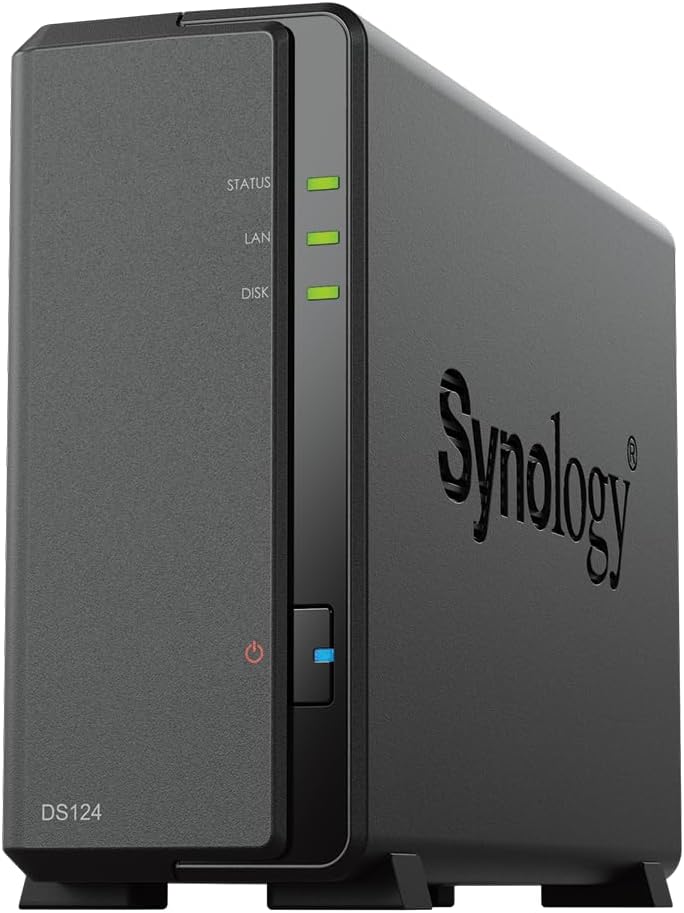 Synology 1-Bay DiskStation DS124 (Diskless) Black