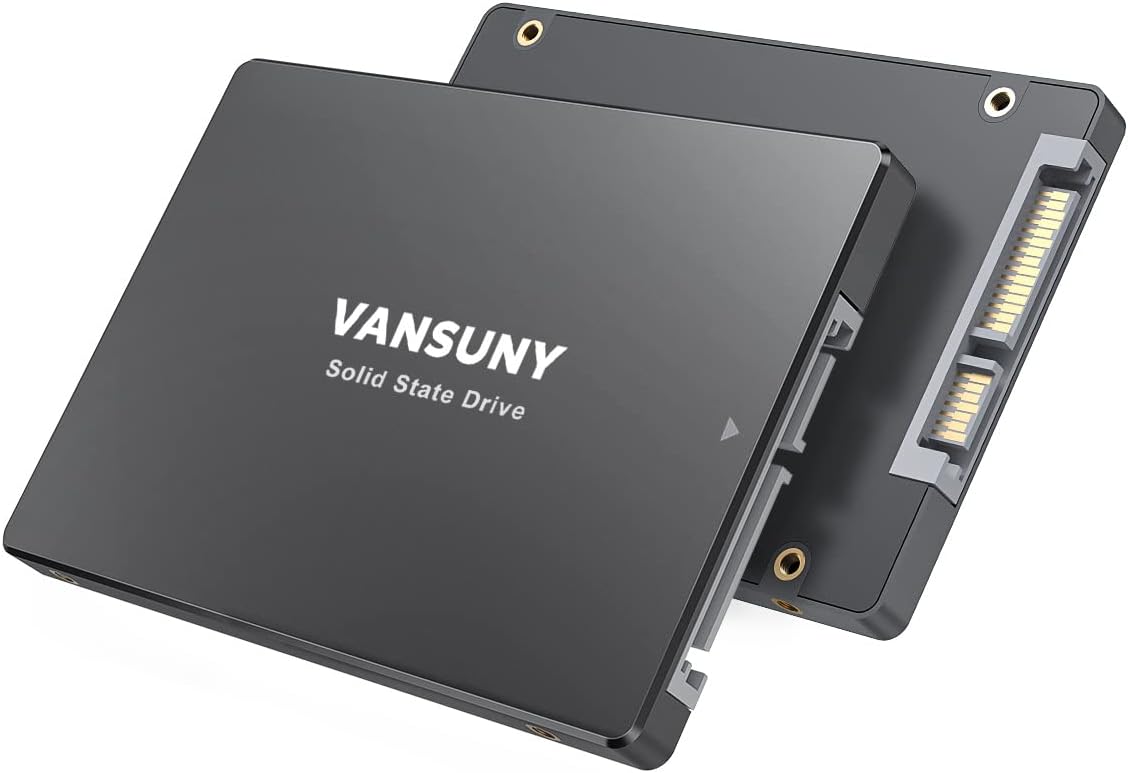 Vansuny 120GB SATA III SSD Internal Solid State Drive 2.5” Internal Drive Advanced 3D NAND Flash up to 450MB/s SSD Hard Drive for PC Laptop