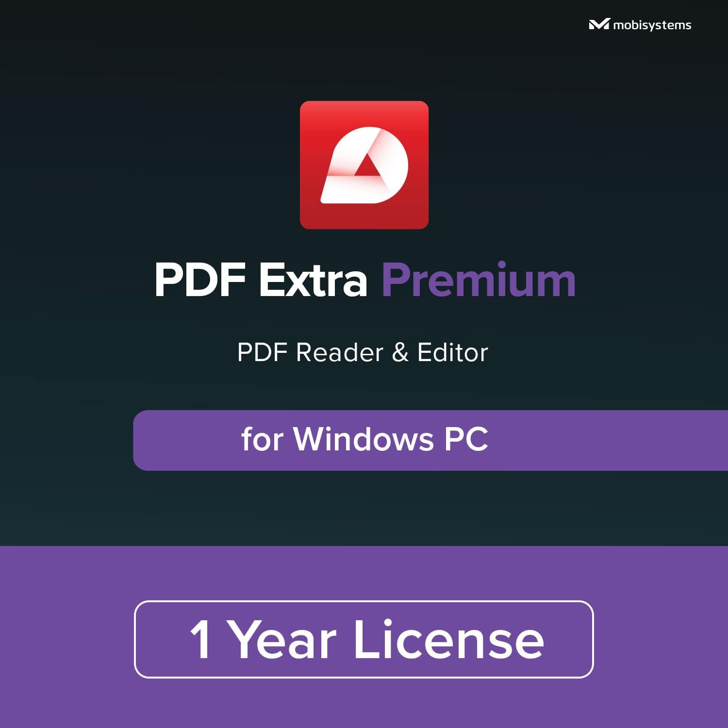 PDF Extra Premium – Professional PDF Editor – Edit, Protect, Annotate, Fill & Sign PDFs – 1 Year License – 1 PC | 50GB Cloud Storage