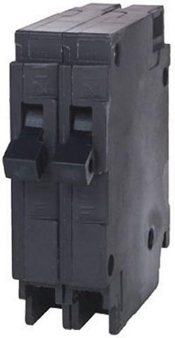 Siemens -HI Q2020NC Two Single Pole 120V Non-Current Limiting Circuit Breaker, 20 Amp, Black