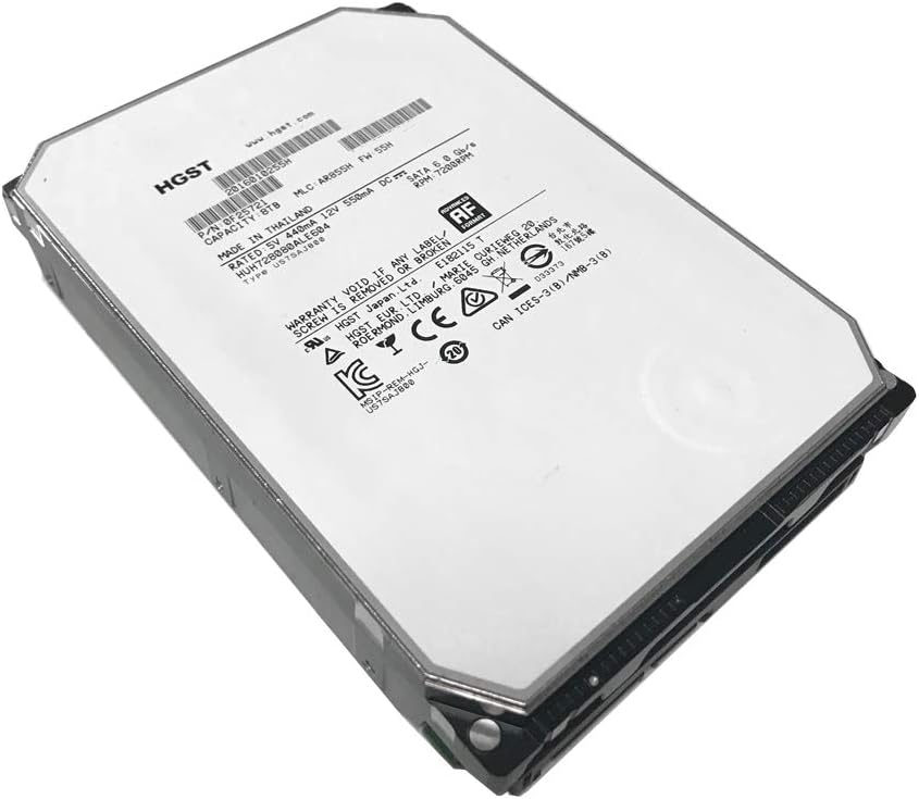 HGST HUH728080ALE604 Ultrastar He8 (Helium Platform) 8TB 7200RPM 128MB Cache SATA 6.0Gb/s 3.5inch Internal Enterprise Hard Drive – 0F25721