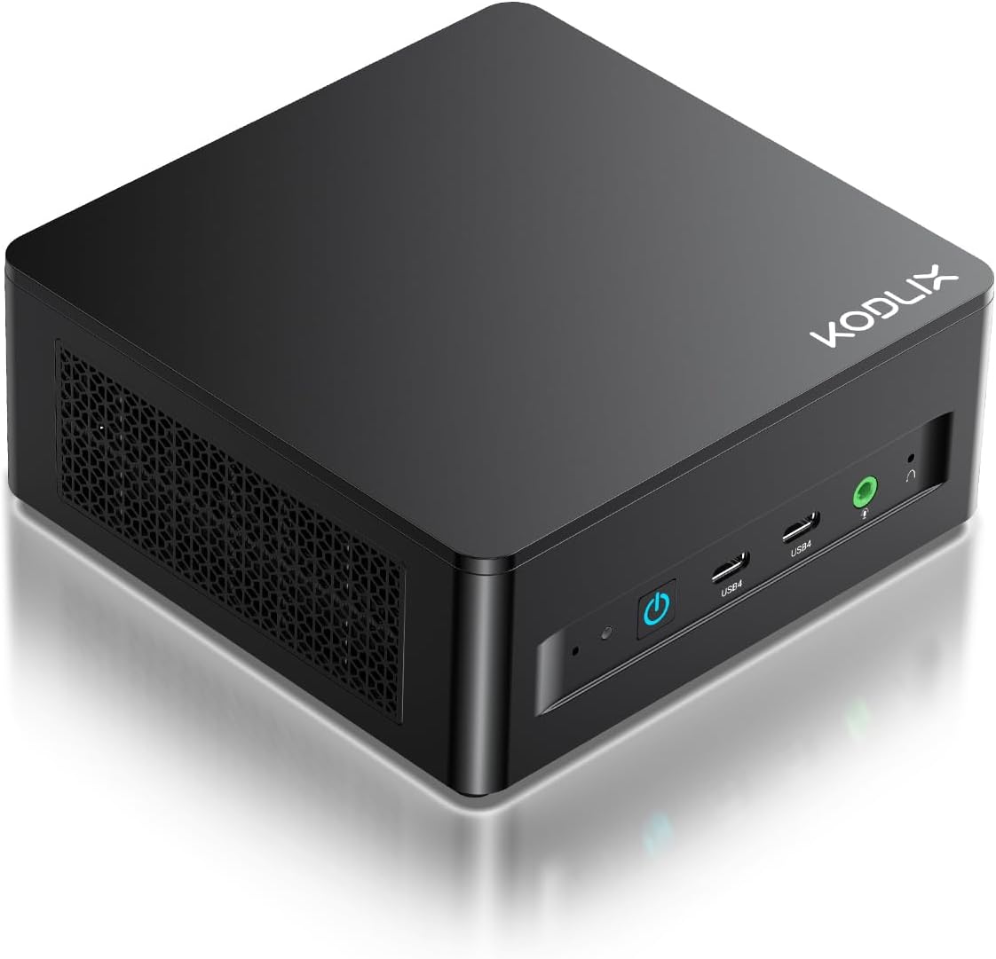 AD69 Mini PC, AMD Ryzen 9 6900HX(8C/16T, Up to 4.9GHz), Mini Computers with Radeon 680M GPU, 32GB DDR5 1TB PCIe4.0 SSD, 8K@60Hz Quad Display 2xUSB4+2xHDMI2.1, WiFi6E/BT5.3/2.5Gbps LAN/4x USB3.2