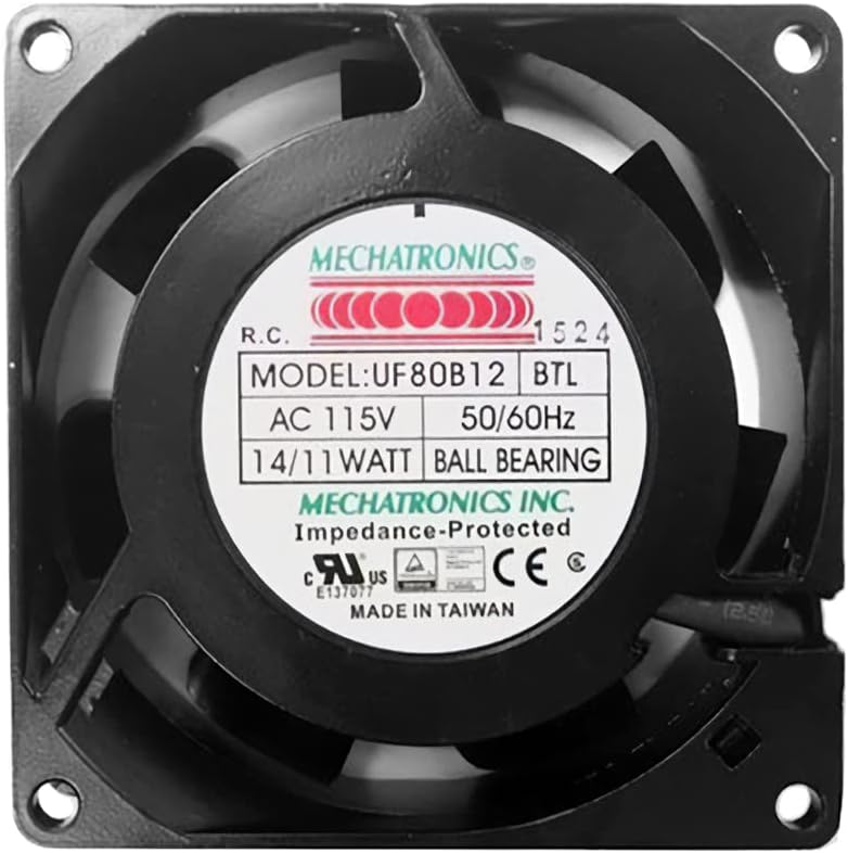 115V AC Fans (80x25mm, Low Speed)