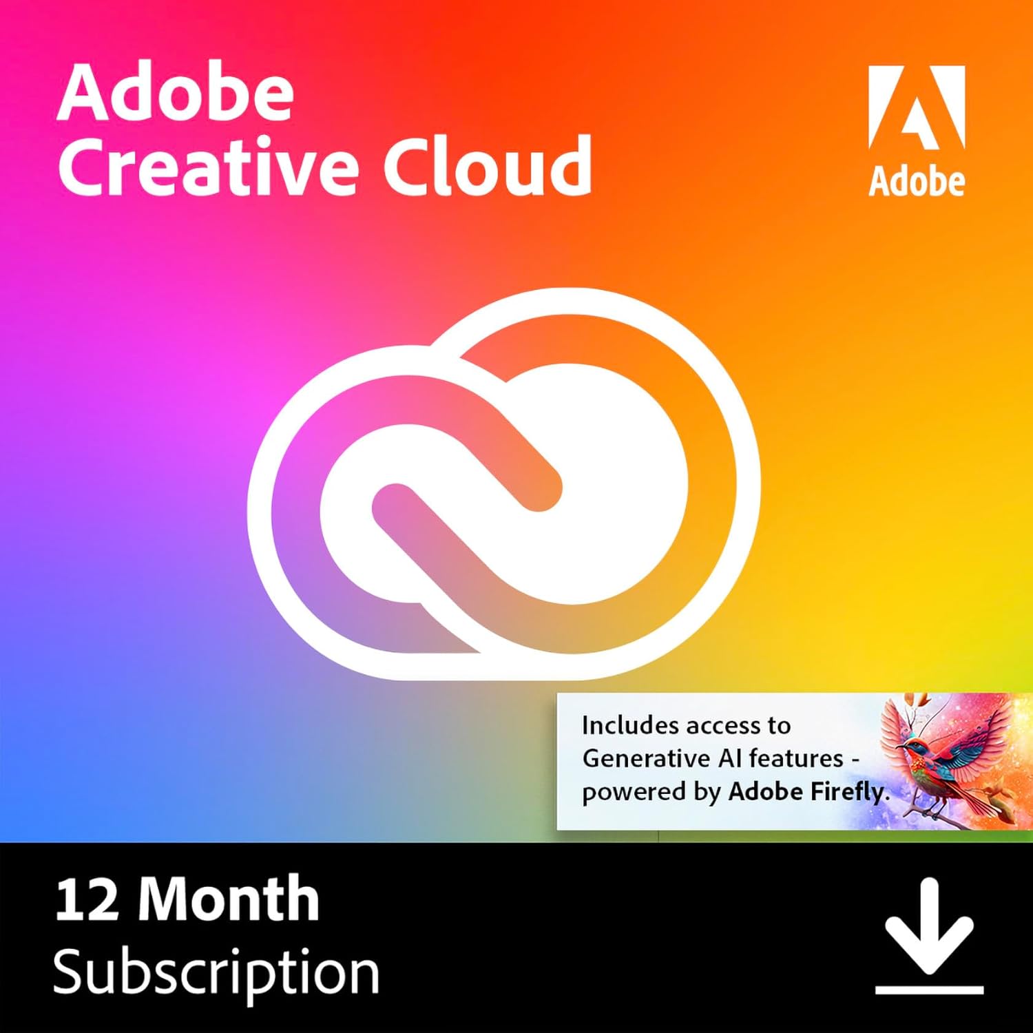 Adobe Creative Cloud | 20+ Creative Apps plus 100GB Storage | 12- Month Subscription with Auto-Renewal | PC/MAC