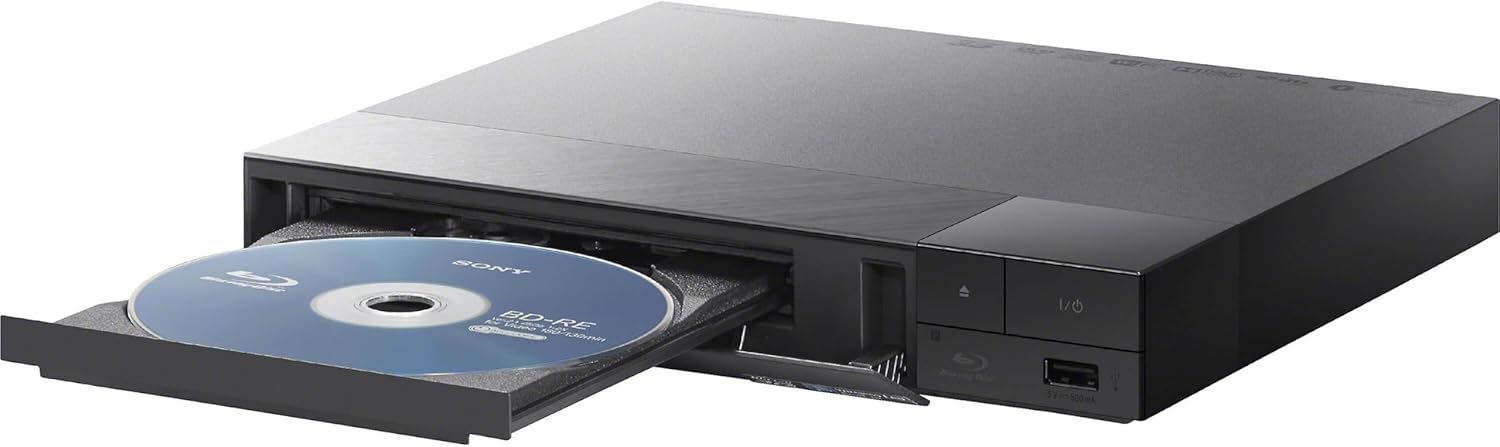 Sony BDP-BX370 Streaming Blu-ray DVD Player with built-in Wi-Fi, Dolby Digital TrueHD/DTS and upscaling, with included HDMI cable