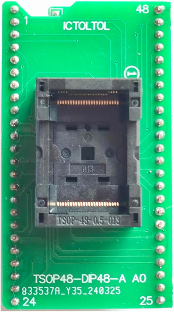 TSOP48 to DIP48 Socket Adapter nand nor Flash eeprom mcu for USB Programmer Circuit Boards