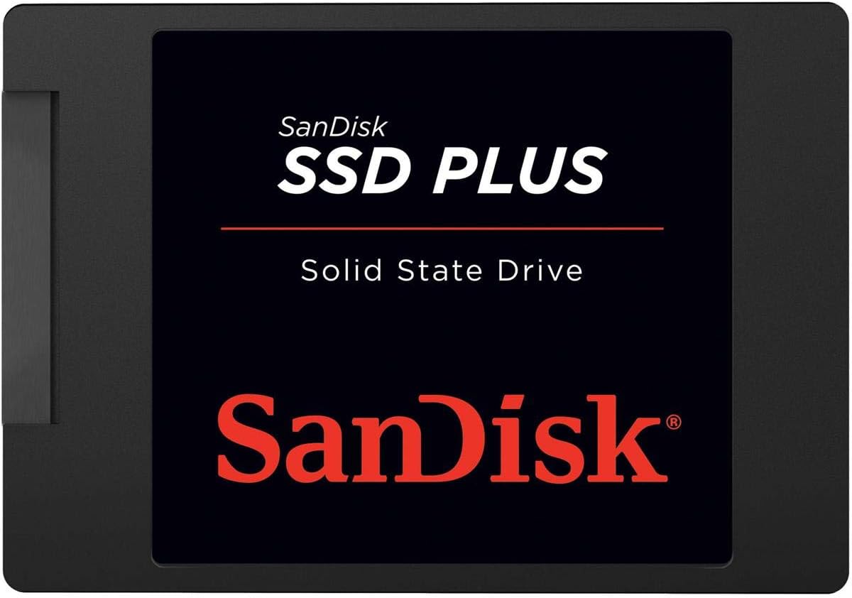 SanDisk SSD PLUS 2TB Internal SSD – SATA III 6 Gb/s, 2.5″/7mm, Up to 545 MB/s – SDSSDA-2T00-G26