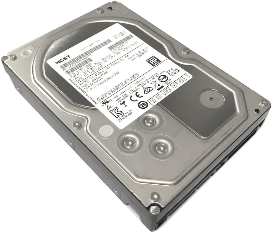 HGST Ultrastar 7K4000 HUS724040ALE640 (0F14683) 4TB 64MB Cache 7200RPM SATA 6.0Gb/s 3.5in Internal Enterprise Hard Drive (Renewed) -w/3 Year Warranty