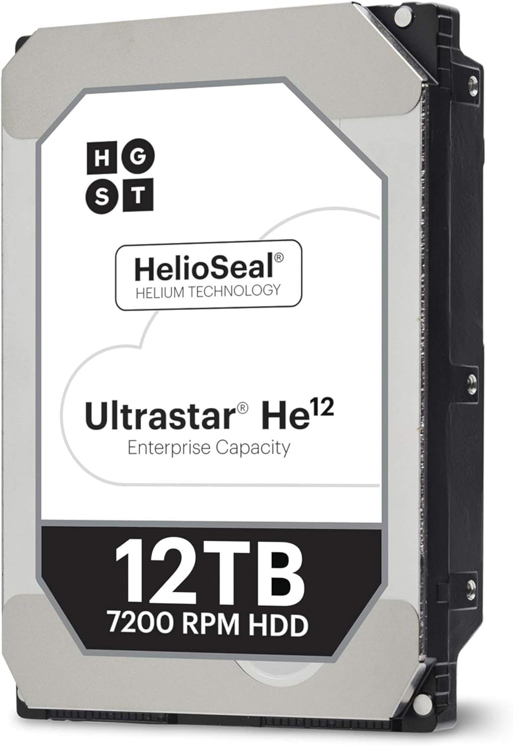 HGST Ultrastar He12 | HUH721212ALE601 | 0F27454 | 12TB 7200 RPM 256MB Cache SATA 6.0Gb/s 3.5″ | 512E | BitLocker Drive Encryption | Power Disable Feature | Helium Platform Hard Disk Drive (Renewed)