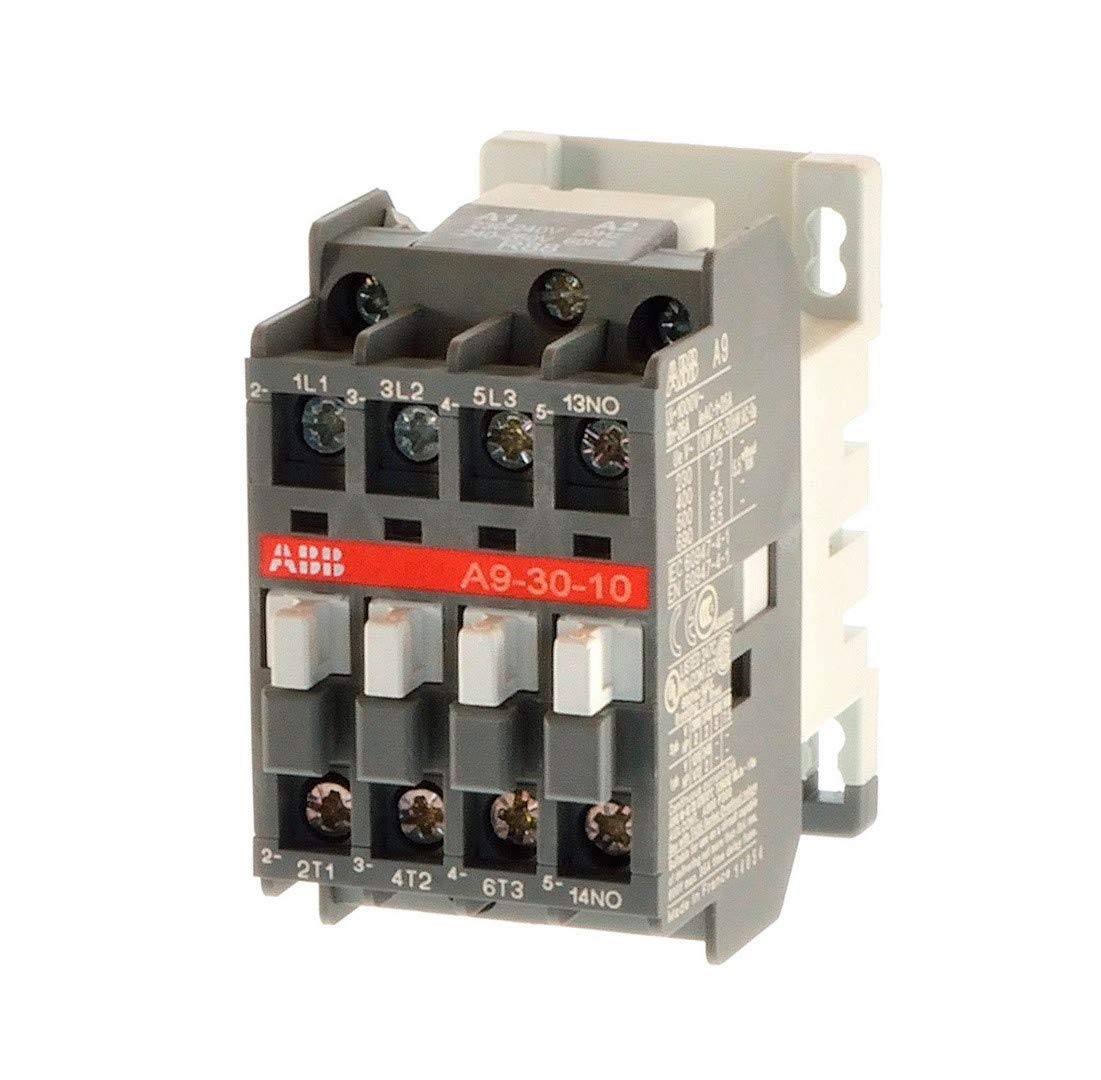 1- ABB A9-30-10 Contactor 220/230V 50Hz 230/240V 60Hz 25A 3-Pole