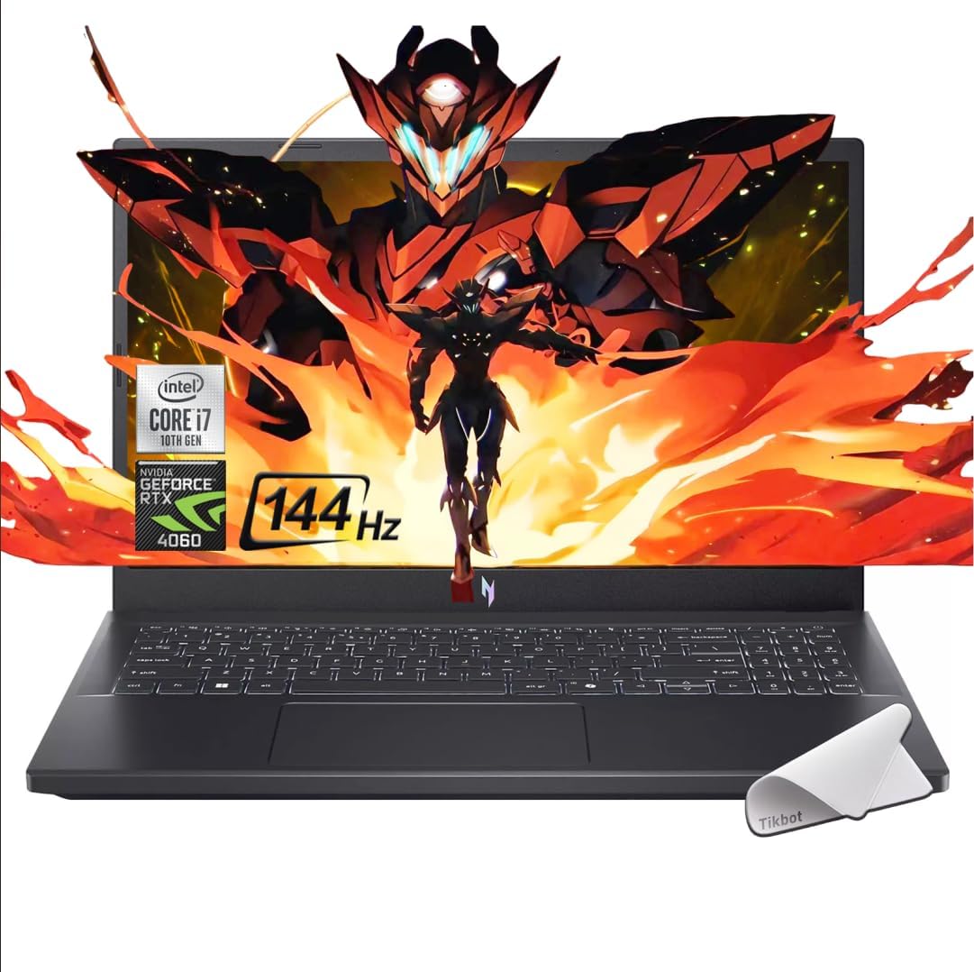 acer 2024 Nitro V Gaming Laptop | 13th Gen Intel Core i7-13620H | NVIDIA GeForce RTX 4060 AI-Powered Graphics | 15.6″ FHD IPS 144Hz | 64GB DDR5 2TB NVMe SSD M.2| Win11 Pro| MUX Switch| w/Mouse pad