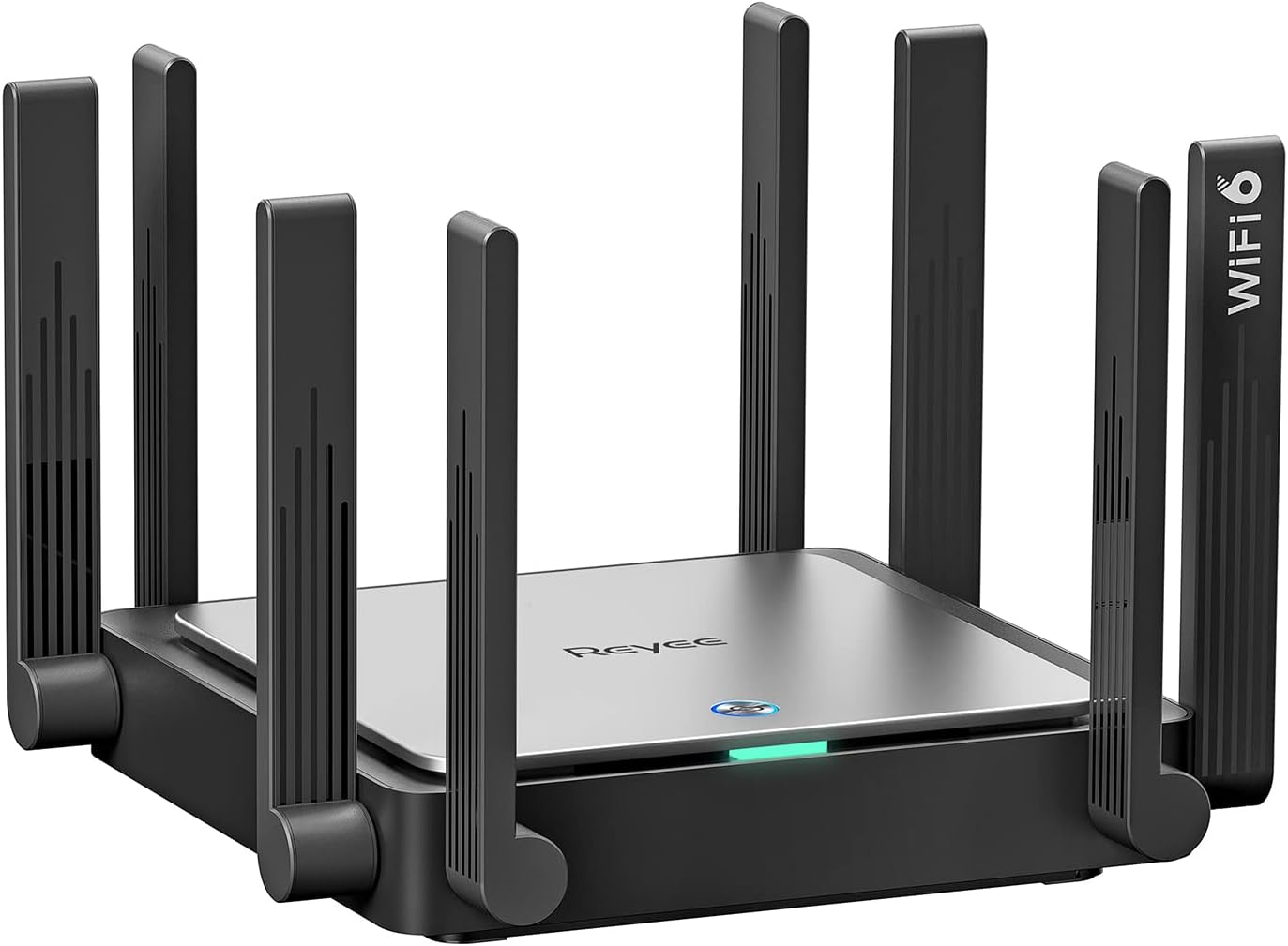 Reyee WiFi 6 Router AX3200 Wireless Internet High Speed Smart Router with 8 Omnidirectional Antennas, Dual Band Gigabit Computer Router Mesh Support for Homes up to 3000 Sq. ft. (RG-E5)