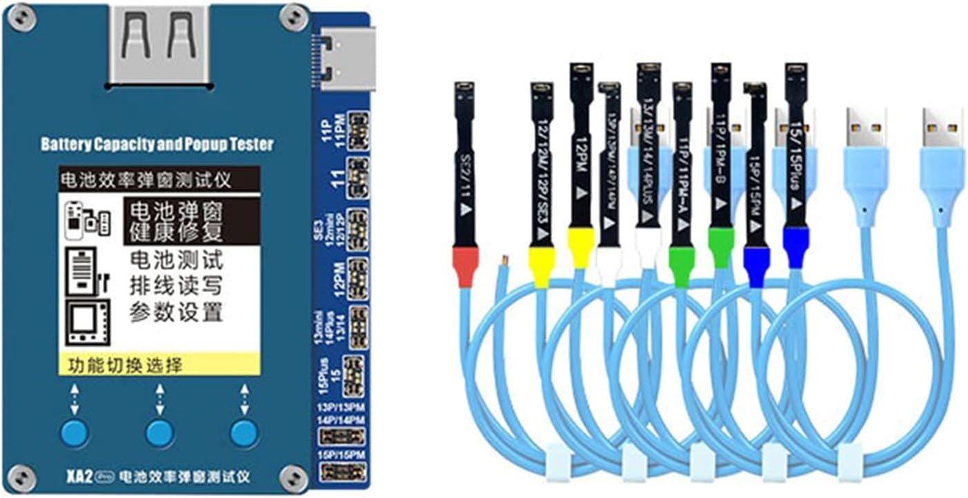 Cellphone Battery Efficiency Tester for Phone 11-15 Not Need Cable Repair Battery Efficiency Data Solve Popup Modify