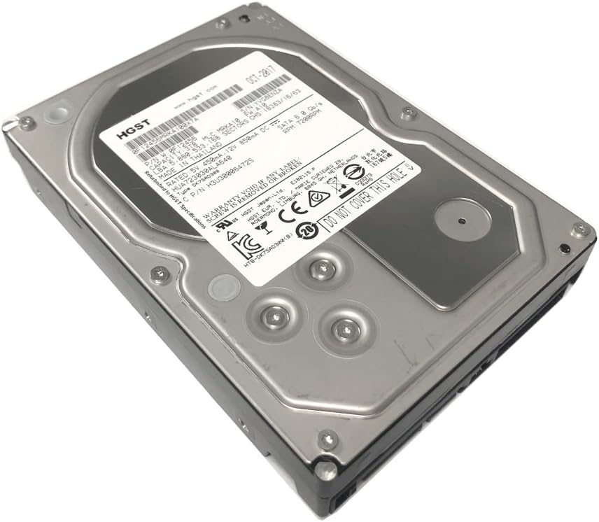 HGST Ultrastar 7K3000 HUA723030ALA640 (0F12456) 3TB 7200RPM 64MB Cache SATA III 6.0Gb/s 3.5in Enterprise Hard Drive (Renewed) – w/3 Year Warranty