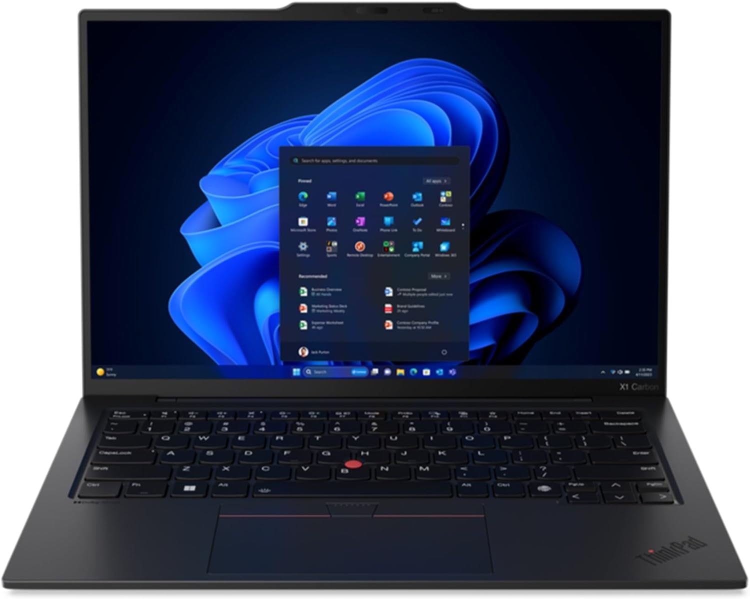 Lenovo Gen 12 ThinkPad X1 Carbon Laptop with Intel Ultra 7 165U vPro Processor, 14″ WUXGA 100% sRGB Touchscreen, 32GB 6400MHz RAM, 1TB Gen4 Performance SSD, FHD+ IR+ RGB Camera, and Windows 11 Pro