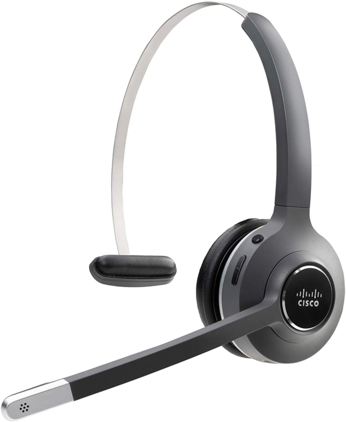 CISCO Headset 561, Wireless Single On-Ear Digital Enhanced Cordless Telecommunications Headset with Standard Base for US & Canada, Charcoal, 1-Year Limited Liability Warranty (CP-HS-WL-561-S-US=)