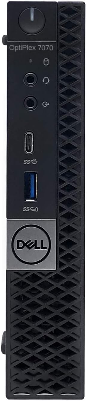 Dell Optiplex 7070 MFF Micro Form Factor Desktop 9th Gen Intel Core i7-9700T 8-Cores Processor, 16GB DDR4 RAM, 512GB SSD, Intel UHD Graphics 630, Windows 10 Pro (Renewed)