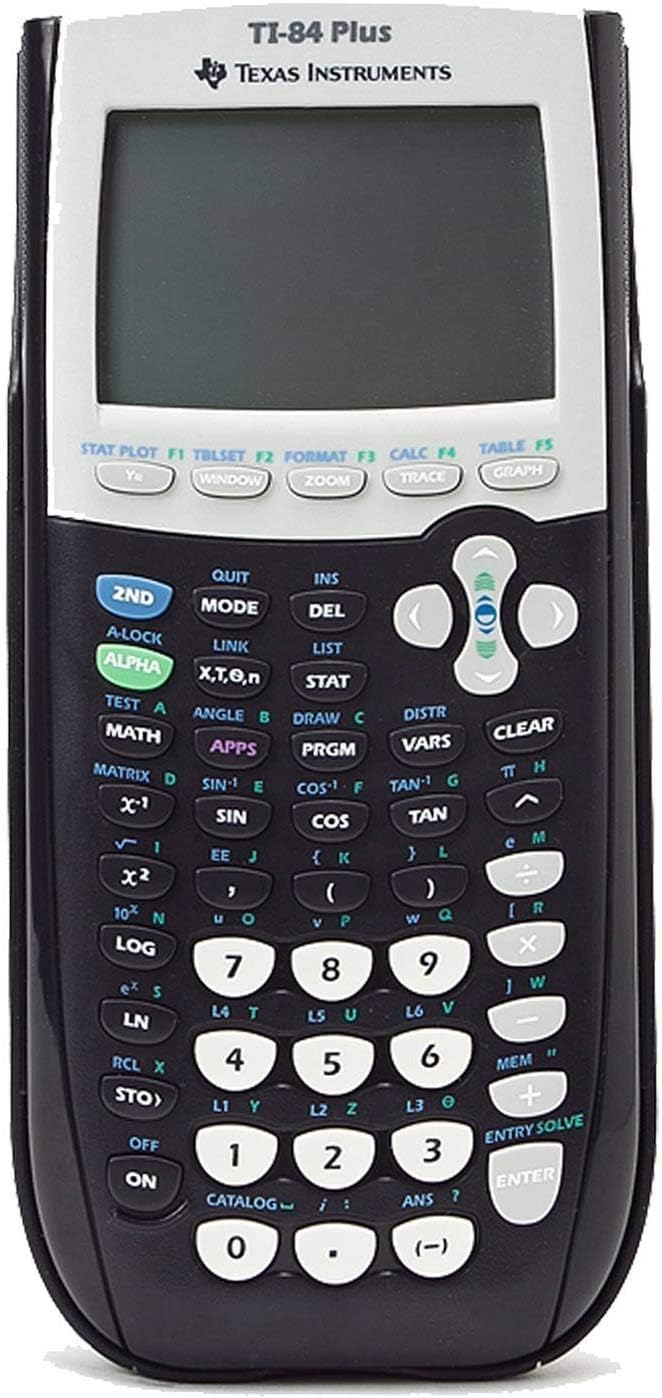 Texas Instruments TI-84 Plus Graphics Calculator, Black (Renewed)