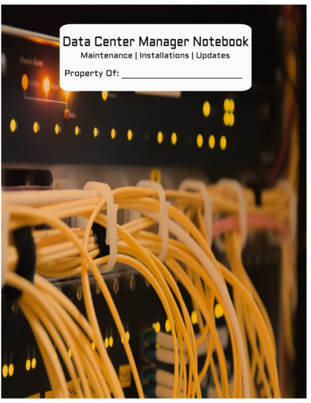 Data Center Manager Notebook for Notes | Maintenance Tracking | Sketching Diagrams