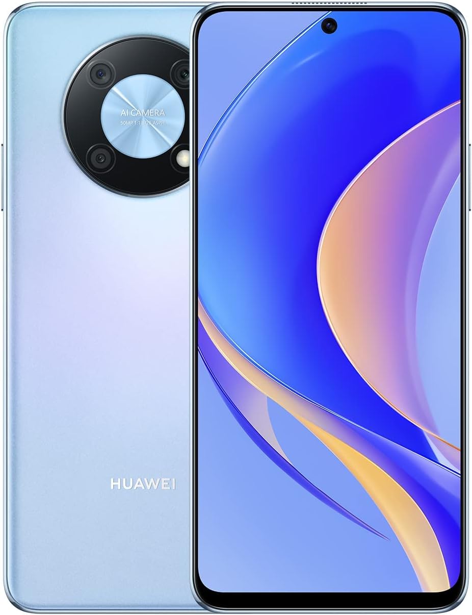 HUAWEI nova Y90 Dual-SIM 128GB ROM + 6GB RAM (GSM only | No CDMA) Factory Unlocked 4G/LTE Smartphone (Crystal Blue) – International Version