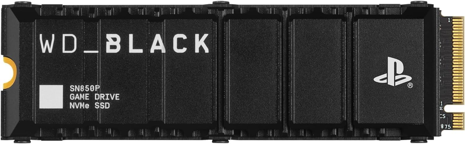 WD_BLACK 8TB SN850P NVMe M.2 SSD Officially Licensed Storage Expansion for PS5 Consoles, up to 7200MB/s, with heatsink – WDBBYV0080BNC-WRSN