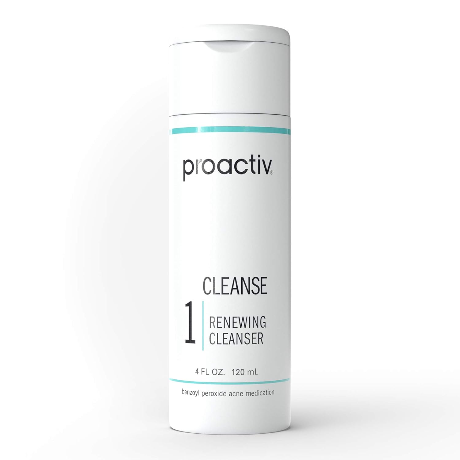 Proactiv – Benzoyl Peroxide Face Wash and Acne Treatment – Daily Facial Cleanser and Hyularonic Acid Moisturizer with Exfoliating Beads – 60 Day Supply, 4 Oz