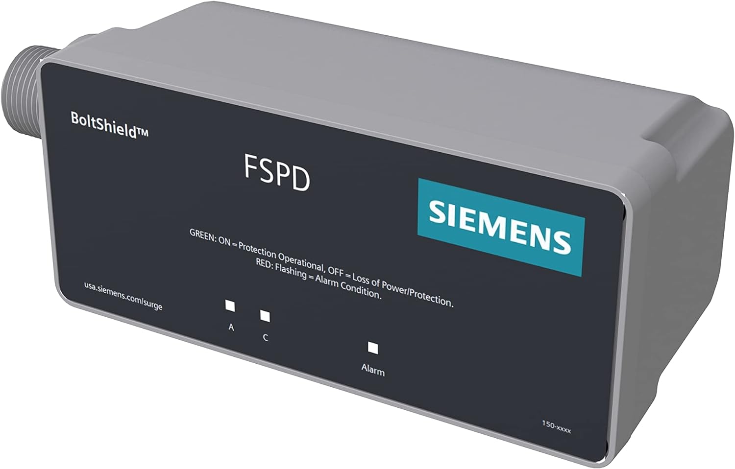 Siemens Boltshield FSPD100 Level 2 Whole House Surge Protection Device Rated for 100,000 Amps, 120/240V