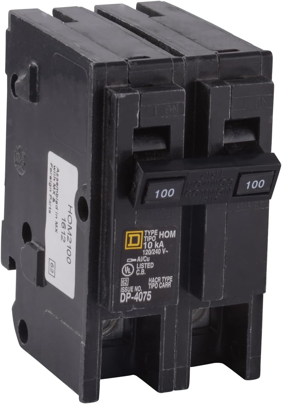 Square D by Schneider Electric HOM2100CP Homeline 100-Amp Two-Pole Circuit Breaker