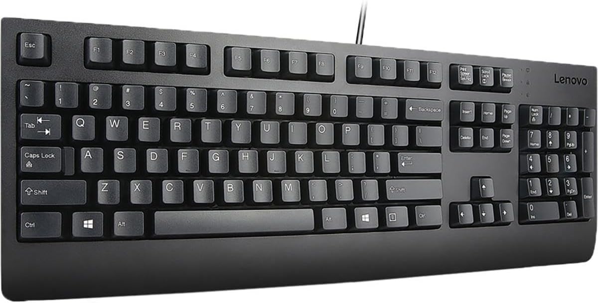 Lenovo Preferred Pro II Wired External USB Keyboard ( 4X30M86879) Factory Sealed Retail Product For USA, black