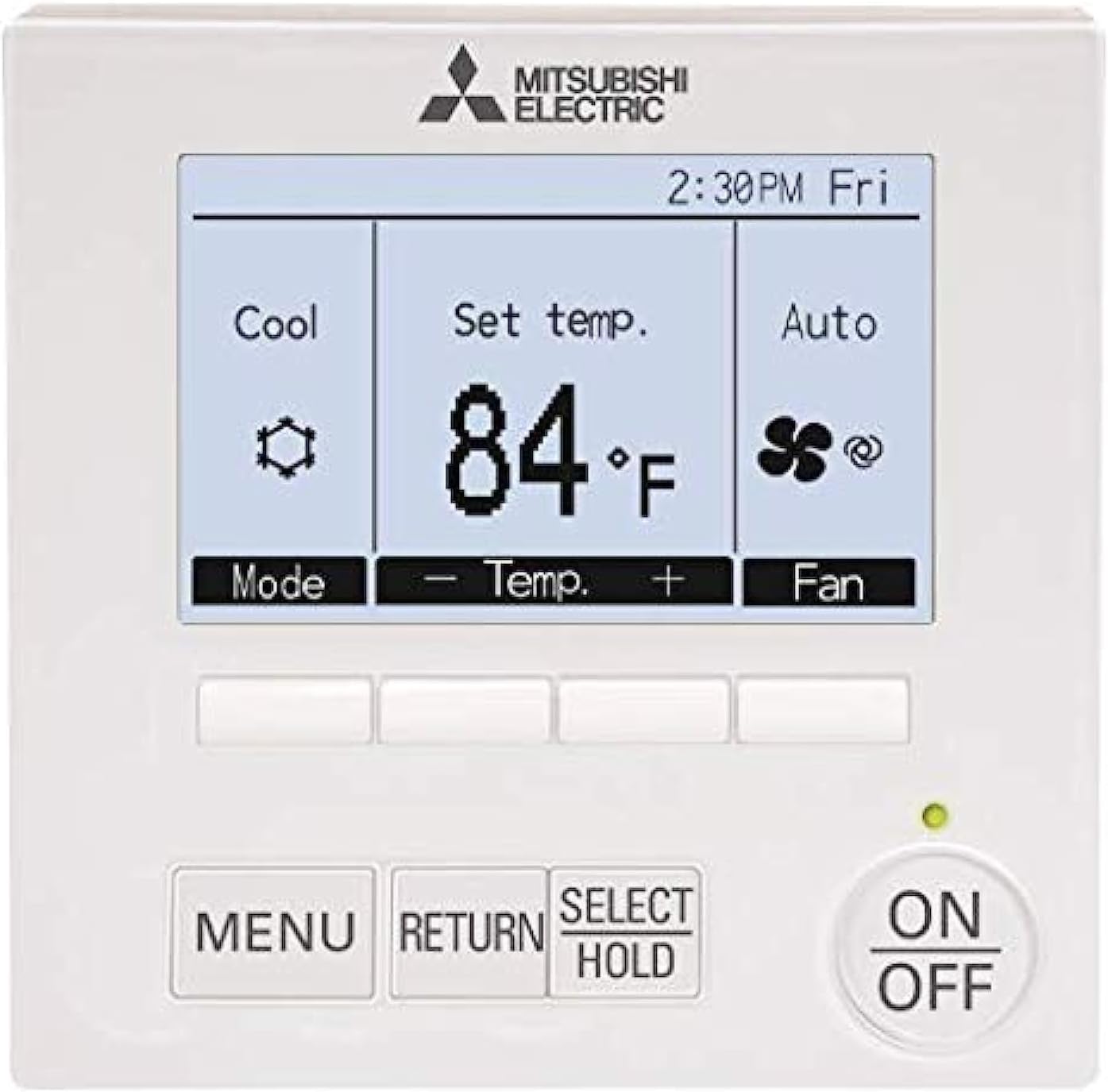 Mitsubishi PAR-40MAAU Deluxe MA Programmable Wired Remote Controller