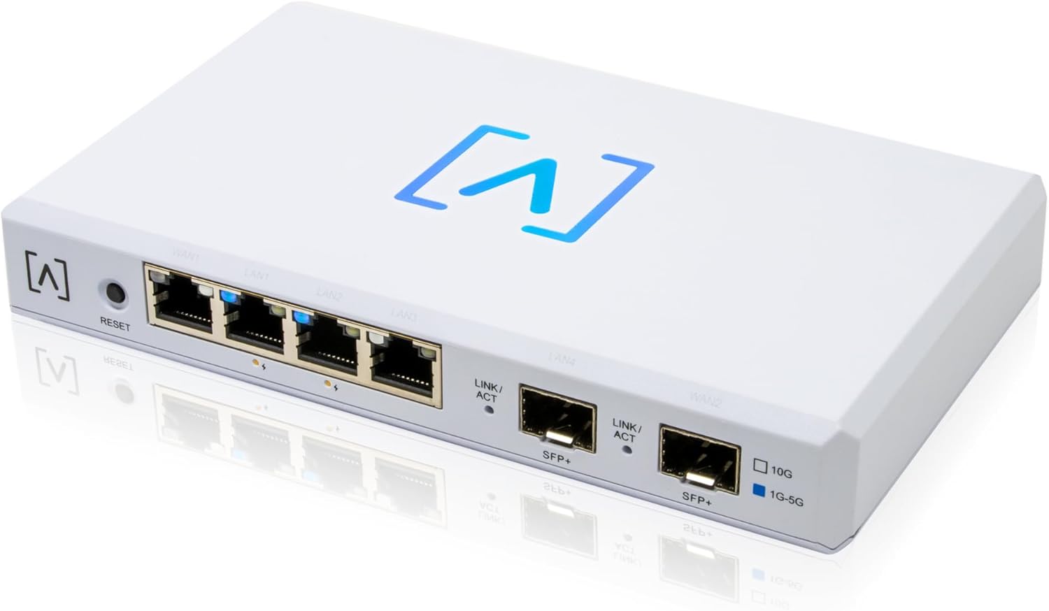 Route10 High-Performance Qualcomm Quad-Core Hardware-Accelerated 10 Gbps VPN Router | 2 10 Gbps SFP+ and 4 2.5 Gbps Ports | Real-Time Stats | 40W PoE+ to Power Alta Labs WiFi Access Points