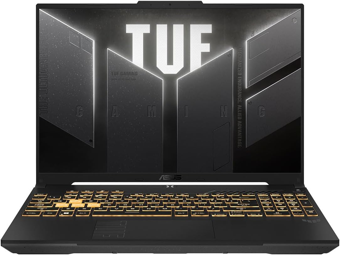 ASUS TUF Gaming F16 (2024) Gaming Laptop, 16” FHD+ 165Hz 16:10 Display, Intel® Core i7-13650HX, NVIDIA® GeForce RTX 4060, 16GB DDR5, 512GB PCIe Gen4 SSD, Wi-Fi 6, Windows 11, FX607JV-ES73